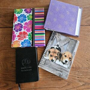 Desk Set: Small Notebook & Picture Holder Bundle | Cute Stationery Gift